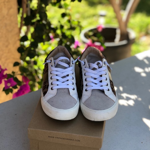 Vintage Havana Shoes | Vintage Havana Cheetah Sneakers Size 7 | Poshmark